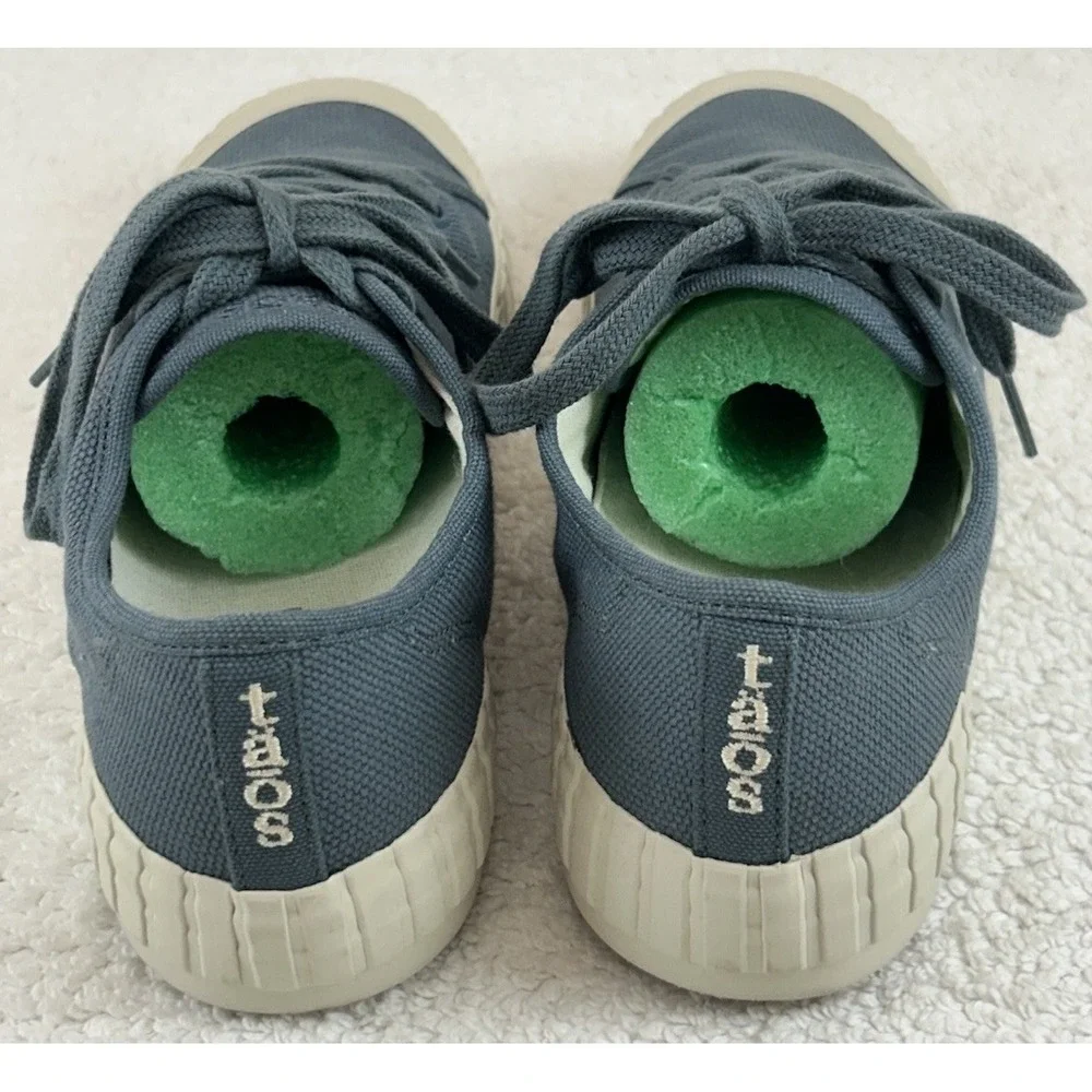NWOB Taos One Vision Classic LOW TOP Sneakers in DUSTY BLUE GRAY Wmns Sz 8 US